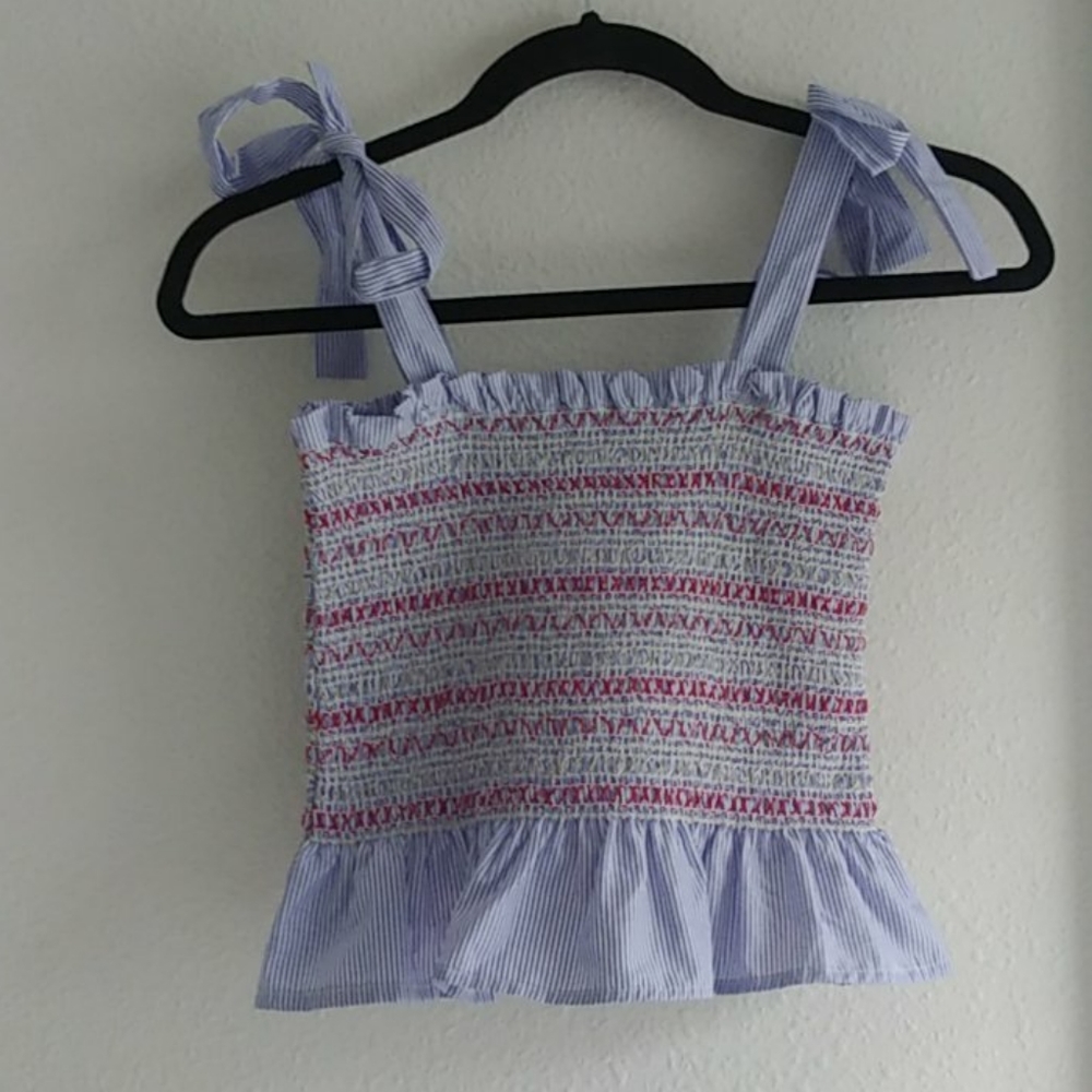 NWOT Style Envy Striped Tube Top